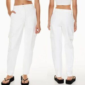 Wilfred Free Birch High Rise Ankle Length Modern Patch Cargo Pants 37287